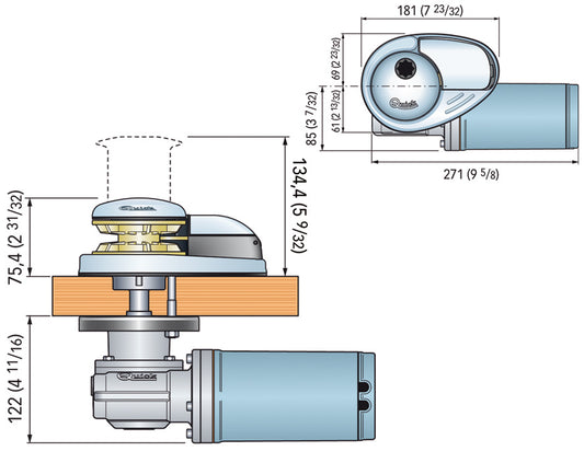 Salpa Ancora Verticali "Prince Cl1 E Dp1" 300-500 W
