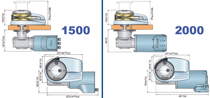 Salpa Ancora Verticali "Dylan Dh4" 1500-2000 W