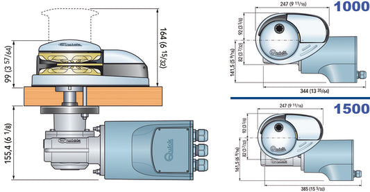 Salpa Ancora Verticali "Prince Dp3" 1000-1500 W