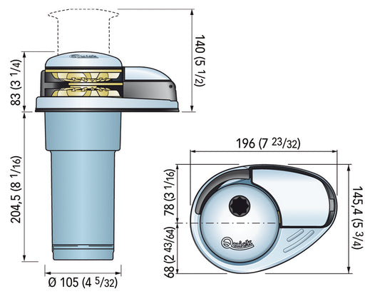 Salpa Ancora Verticali "Prince Dp2E" 500 - 800 W