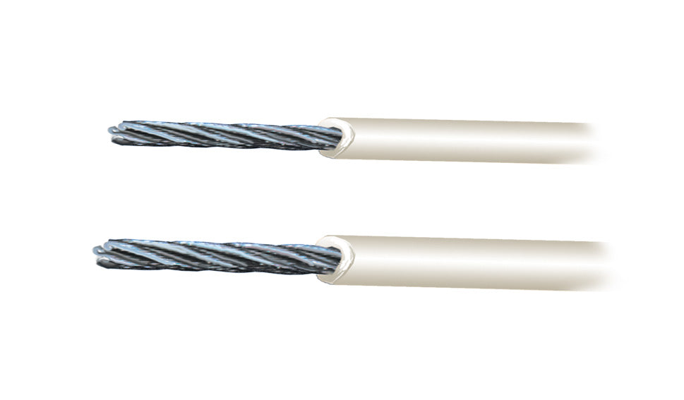 Cavo In Acciaio Inox Aisi 316 49 Fili Rivestito In Pvc