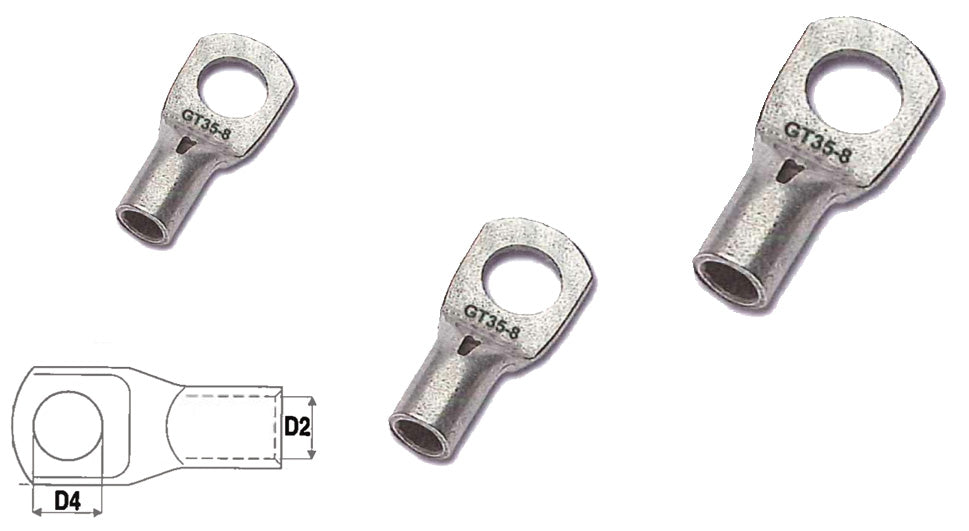 Capicorda Ad Occhiello A Pressare O Saldare Per Cavo Batteria