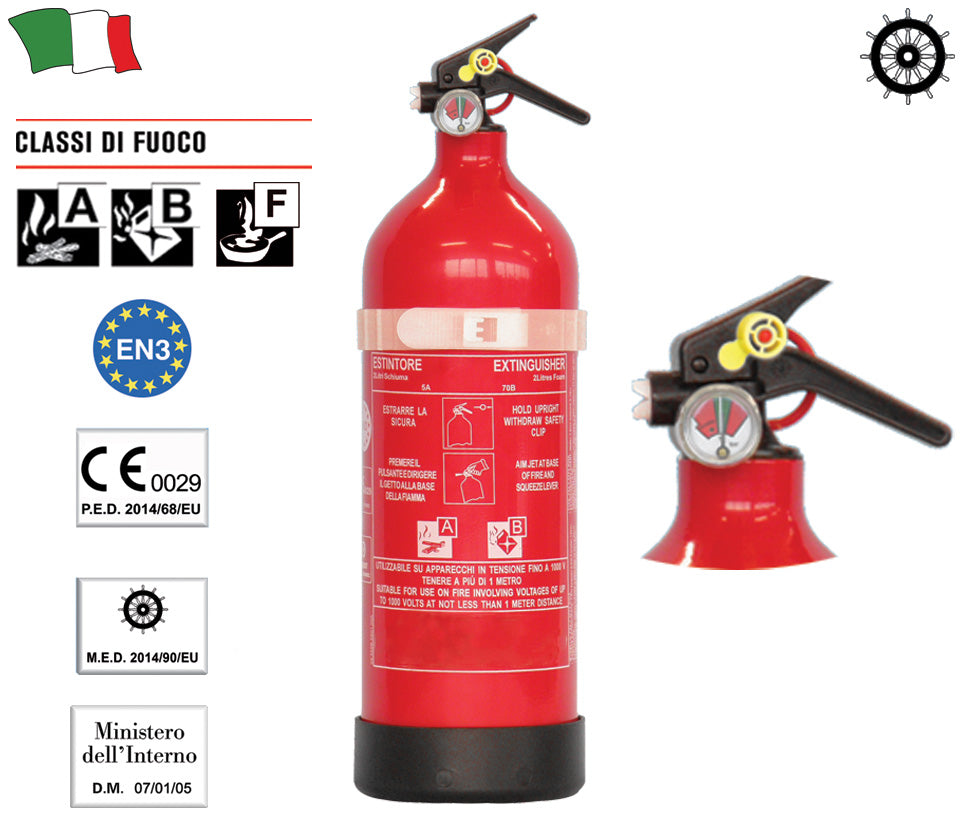Estintore A Schiuma Afff Omologato Med