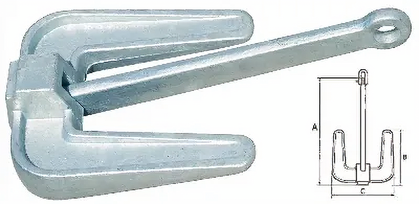 Ancora Hall Zincata