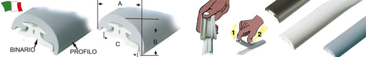 Profilo Parabordo Radial 30 Brevettato Con Canalina Rigida