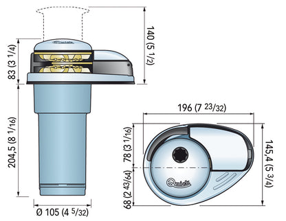 Salpa Ancora Verticali "Prince Dp2E" 500 - 800 W