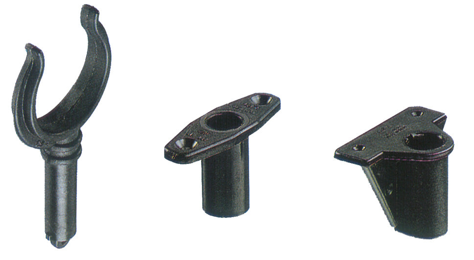 Scalmiera E Boccola In Nylon Nero