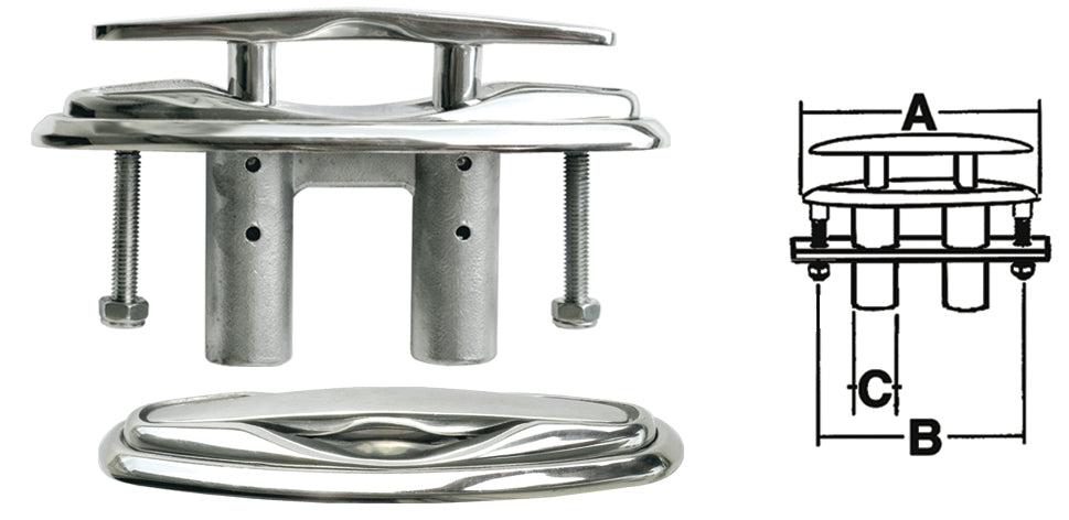 Bitta A Scomparsa In Acciaio Inox Aisi 316