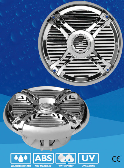 Altoparlanti Waterproof Con Griglia Cromata