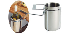 Porta Bottiglia In Acciaio Inox