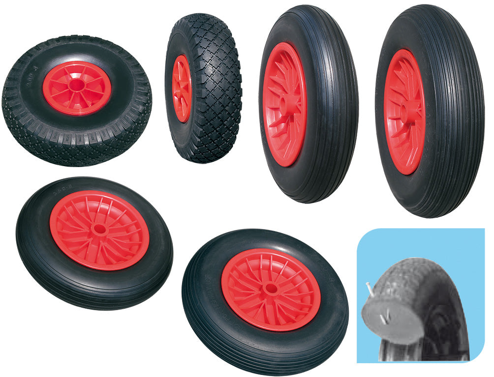 Ruota "Soft Pu" In Poliuretano Imperforabile