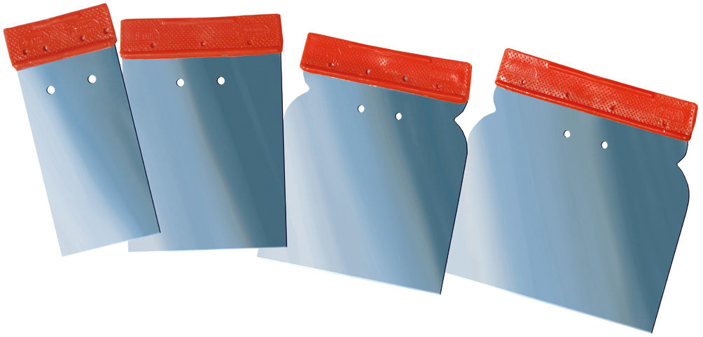 Set 4 Spatole Acciaio