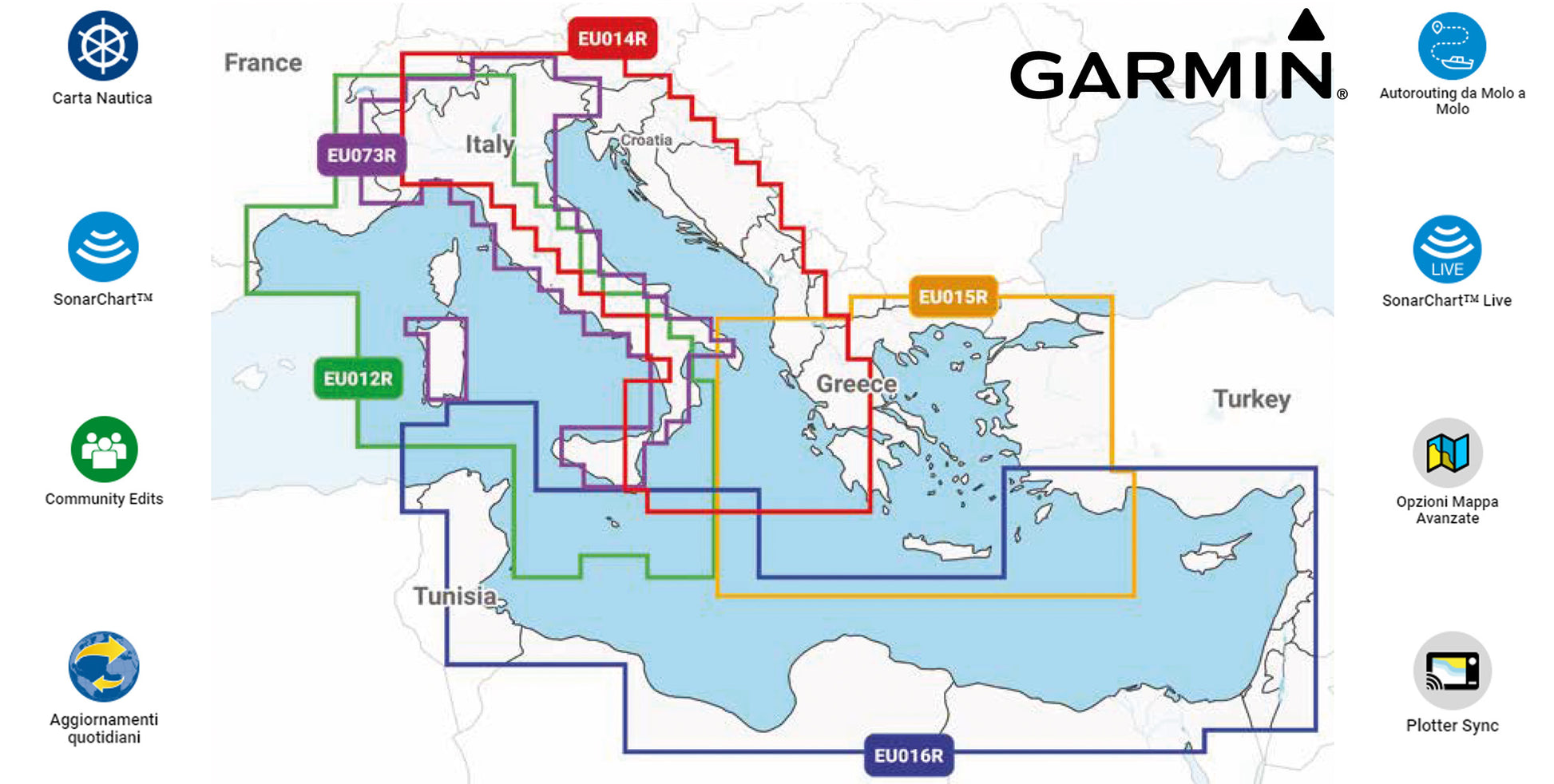 Cartuccia Garmin Navionics+ Regular