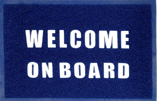 Tappeto In Pvc Welcome On Board