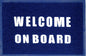 Tappeto In Pvc Welcome On Board
