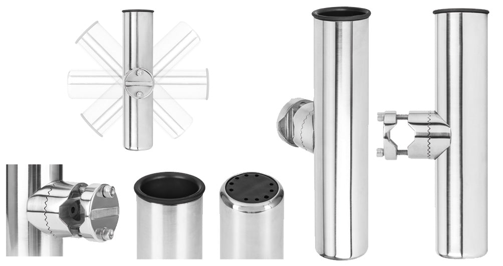 Portacanna Orientabile Inox