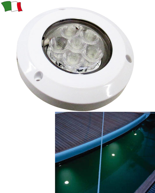 Faretto Subacqueo Ed Esterno A 6 Led