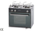 Cucina A Gas Con Piano Di Cottura Inox 2 Fuochi E Forno