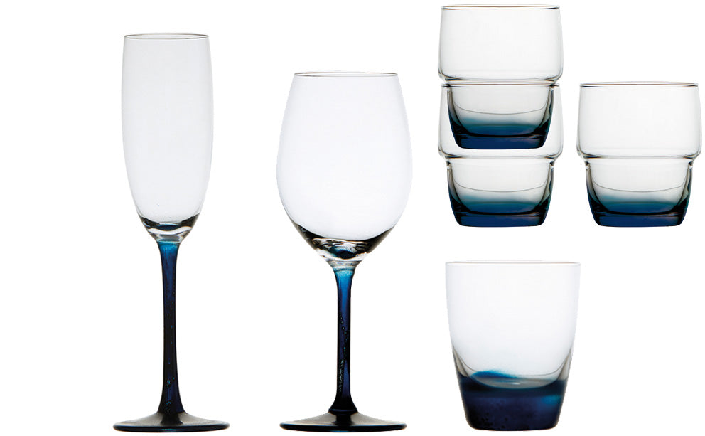 Bicchieri Antiscivolo Premium Blue In Ecozen