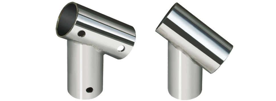 Supporto A "T" A 60° In Acciaio Inox Aisi 316