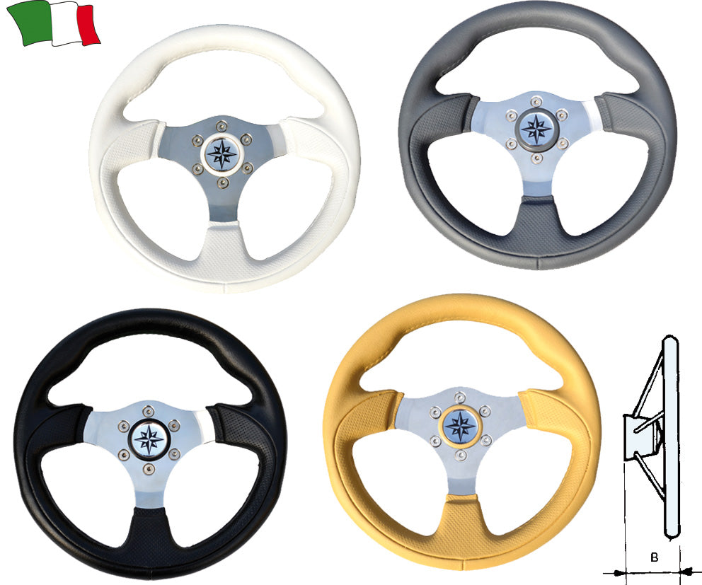 Volante Inox A Tre Razze