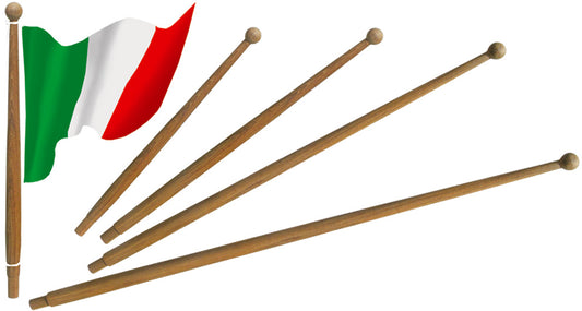 Asta Portabandiera In Teak