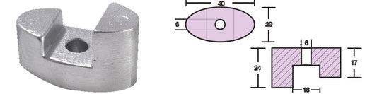 Anodo Per Bow Propeller Vetus