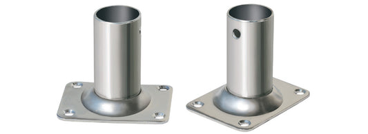 Base Rettangolare A 90° In Acciaio Inox Aisi 316