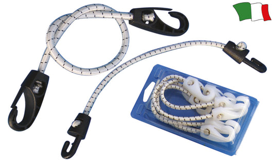 Treccia Elastica Con Ganci In Nylon