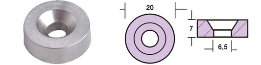 Anodo A Rondella Suzuki - Yamaha - Mercury - Tohatsu