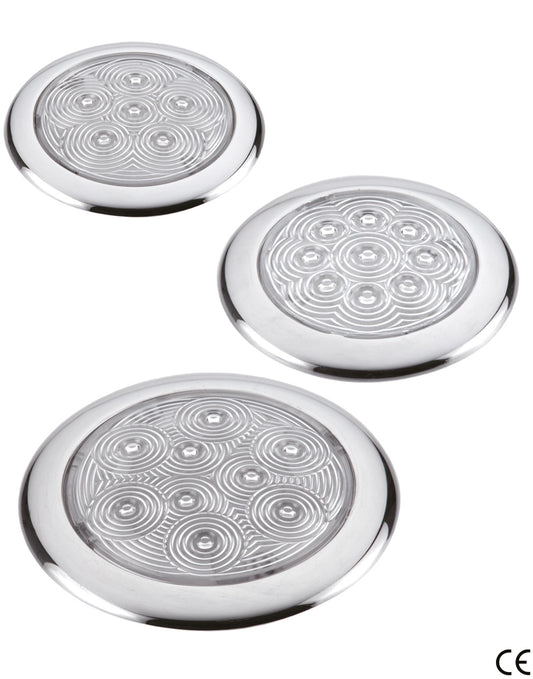 Plafoniera In Acciaio Inox A Led
